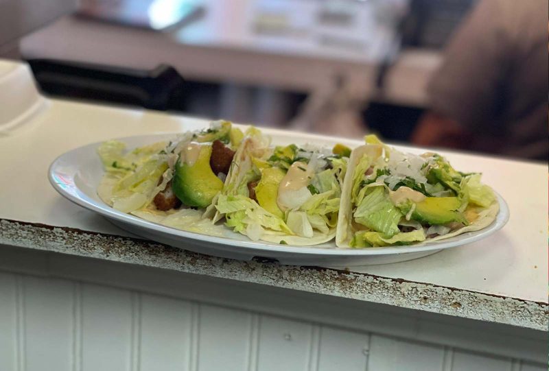 Tacos de camarones ( orden de tres)